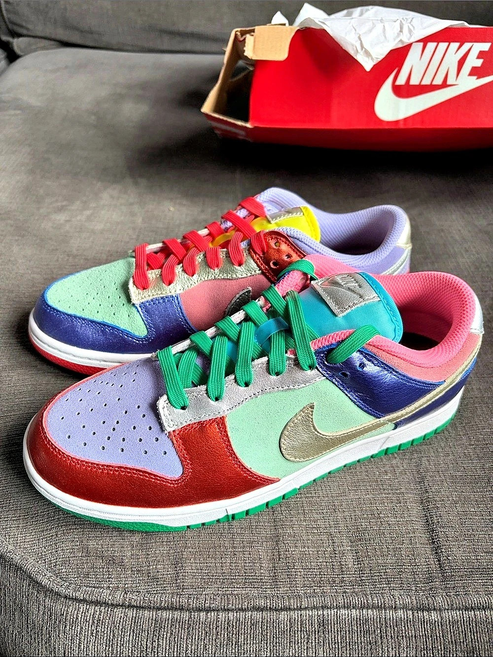 Nike Women’s Dunk Low Sunset Pulse Athletic Sneakers New